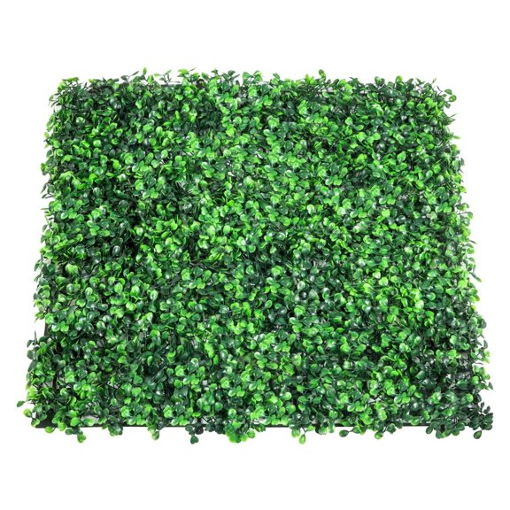 Artificial Boxwood Panels 12 Pack, 20x20 Inch, Privacy Hedge Screen, UV Protected, Indoor Outdoor Garden Fence Backdrop, 1.6" Realistic PE Grass Wall