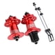 thumbnail image 1 of Advancent 1 Juego de cubo de bicicleta de montaña portátil 12 velocidades reemplazo 32 agujeros profesional elegante montar bicicletas cubos Ciclismo Rojo, 1 of 6
