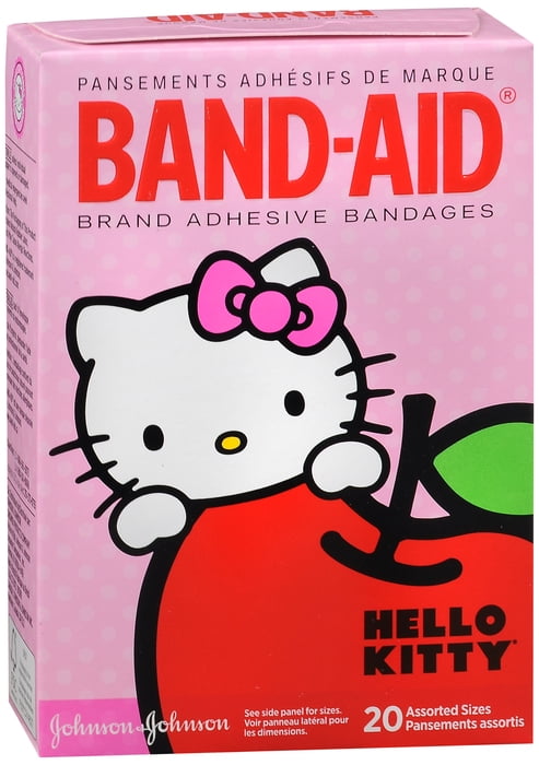 Band-Aid Brand Adehesive Bandages Hello Kitty, Assorted 20 ct