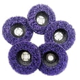 thumbnail image 2 of 5 PCS Angle Grinder Strip Discs Stripping Wheel 4" x 5/8" Grinder Paint Remover Disk Metal Stripping Wheel Clean and Remove Paint, Rust Welds, Oxidation, 2 of 5