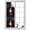 Black, variant on Abstract Art Window Privacy Film, Red Black Gradient Flames Vertical Blocks Modern Frosted Glass Window Clings Static Cling UV Heat Blocking Reusable Door Sticker for Bathroom 35.4 x 78.7 Inch