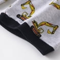 thumbnail image 6 of TOWED22 Toddler Baby Boy Summer Clothes 2pcs Dinosaur Truck Print Round Neck Short Sleeve Shirt Top Elastic Waist Shorts Outfits(Black,9-10 Y), 6 of 6