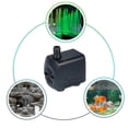 thumbnail image 2 of Fountain pump for aquarium submersible LED light 800L/H ultra-quiet water pond tank, 2 of 5