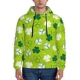 thumbnail image 2 of Bingfone St Patrick'S Day7 Men'S Drawstring Hoodie Long Sleeve Pocket Sweatshirts-3x-Large, 2 of 9