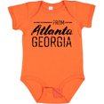 thumbnail image 3 of Inktastic From Atlanta Georgia in Black Distressed Text Boys or Girls Baby Bodysuit, 3 of 5