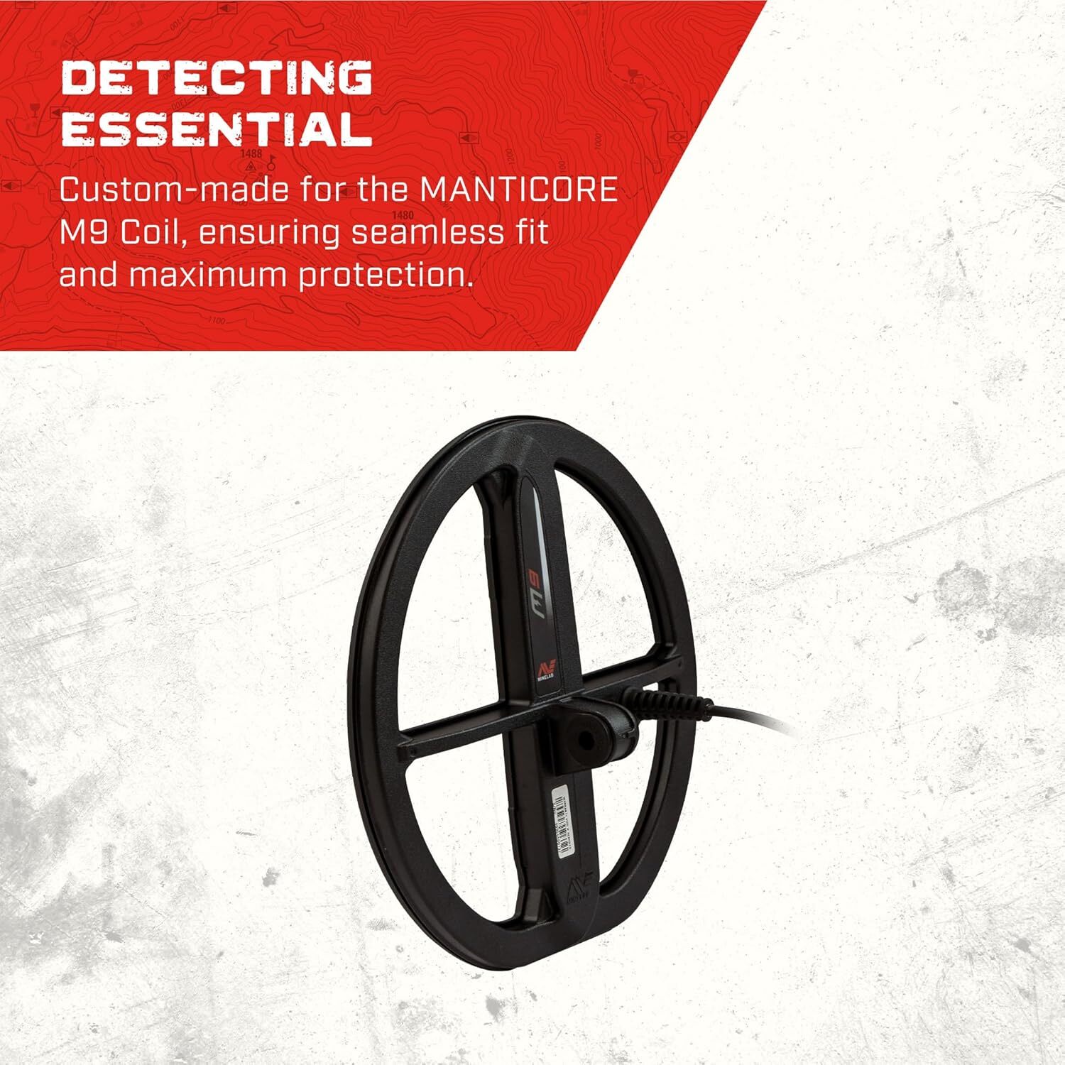 Minelab Manticore 9 Inch Metal Detector Coil M9 DD Waterproof
