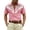 Pink@GC@, variant on CONZONE Mens Buttons Down Shirts Short Sleeve Shirts for Men Trendy Western Cowboy Graphic Lapel Soft Lightweight Tops