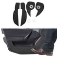 thumbnail image 1 of Pegatina antichoque de cuero para puertas del automóvil Unique Bargains para Jeep Grand Cherokee 2011-2015, protector de borde lateral de la puerta, accesorios interiores, negro, 1 conjunto, 1 of 1