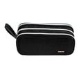 thumbnail image 3 of Estuche portátil para bolígrafos, gran capacidad, almacenamiento de papelería de tres capas, color negro, multicolor, 60_x_180_cm, 3 of 14