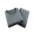 thumbnail image 3 of Gustave Long Johns Thermal Underwear Set for Men Winter Soft Warm Fleece Lined Base Layer Top and Bottom Cold Weather Long Sleeve Undershirts Pants "Gray, XL", 3 of 8