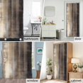 thumbnail image 6 of Ombre Brown Black Painting Art Fabric Shower Curtain Retro Style Washable Shower Curtains for Bathroom, Waterproof Bath Curtain with Hooks Home Decor 72x72in, 6 of 8
