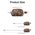 thumbnail image 4 of Halloween Pumpkins Bats Spiders and Skulls Cute Fanny Packs for Women,Travel Waterproof Crossbody Fanny Bags Waist Purse for Women Anti Theft Adjustable Strap for Running Travel Cycling, 4 of 4
