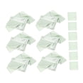 thumbnail image 4 of HINTRMENT 12Pcs Reusable Satin Cloth Napkins Light Green for Festival Dinner and Party Use, 4 of 8