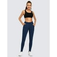 thumbnail image 3 of Charmo Women Winter Thermal Workout Yoga Pants with Pockets Fleece Lined Leggings, 3 of 8