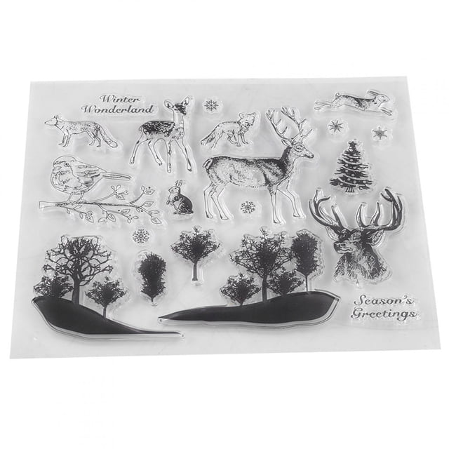 Transparent , Sparent Seal Silicone Easy Use Different Patterns DIY Scrapbook Photo Cards For Home Decor For Albums