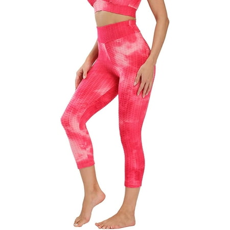 Workout Leggings Yoga Pants for Women, Tie Dye Booty Lifting Leggings ...