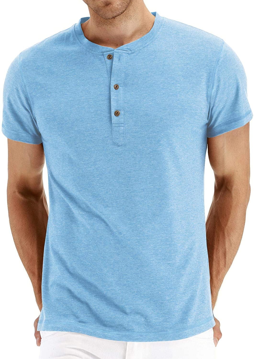POPYOUNG Men's Fashion Casual Front 