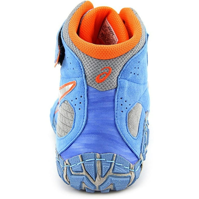 Asics aggressor 2 red white and blue top