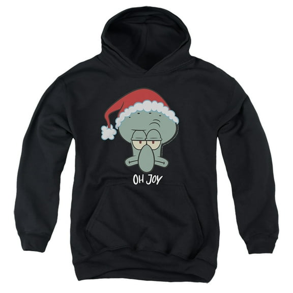 Spongebob Squarepants Squidward Christmas Joy Kids Hoodie for Youth Boys and Girls