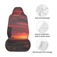 thumbnail image 4 of Balery Sunset Western Desert Cowboy Funda de Asiento para Auto con Diseño - Cubierta Frontal Suave y Transpirable con Protector Antideslizante- 1 Unidad, 4 of 5