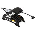 thumbnail image 1 of 2-In-1 Folding Air Pump with Precise Barometer in Black High Pressure Pump with Dual Cylinder Portable Inflatable Cylinder Inflation Pump with Pedal for Automobiles Bicycles Rubber Boats, 1 of 8