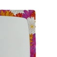 thumbnail image 3 of Ambesonne Flower Fitted Sheet, Gerbera Petals Summer Floral, California King, Purple Orange and Pearl, 3 of 5