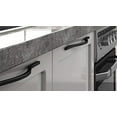 thumbnail image 5 of Goo-Ki 3.8''/5'' Double Hole Centers Matt Black Cabinet Pull, Modern Handle Minimalist Drawer Handle Wardrobe Cabinet Door Handle, 6 Pack, 5 of 5