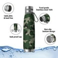 thumbnail image 4 of Camouflage 29oz Stainless Steel Insulated Thermos with Tea Filter, 360° Printed Travel Bottle, Leakproof BPA-Free Flask with Anti-Slip Base, 304 Inner & 201 Outer, Vacuum Cup, 4 of 6