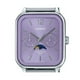 thumbnail image 2 of Casio Standard Analog Moon Phase Stainless Steel Purple Dial Quartz MTP-M305D-6AV Men's Watch, 2 of 3