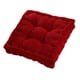 thumbnail image 1 of Cojín de asiento ultra grueso con funda extraíble para decoración de mesa rojo, 1 of 9