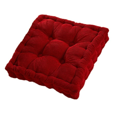 

Corduroy Chair Pad Seat Cushion Non-Skid Backing Durable Fabric Comfort and Softness Reduces Pressure Washable