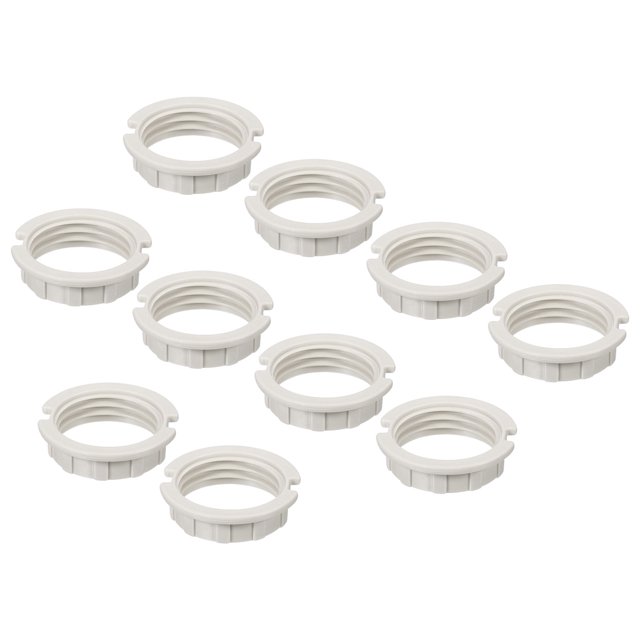 G9 Luz Zócalo Anillos Lámpara M20 Sombra Soporte Adaptador Anillo Reemplazo para Luz Accesorios, Blanco, Paquete de 15