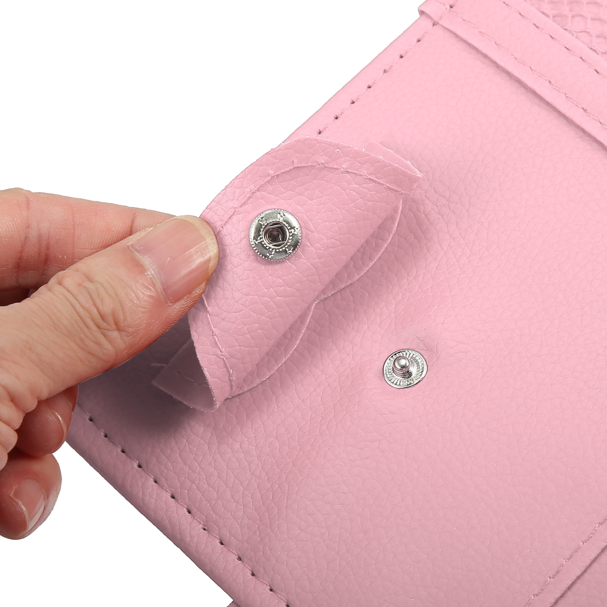 Unique Bargains Car Sun Visor Organizer Auto Interior Accessories Sunglass Holder Pink