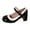Black, variant on NordicNest Summer Mary Jane Heel Dress Shoes For Weddings And Parties Comfortable Heels for Weddings