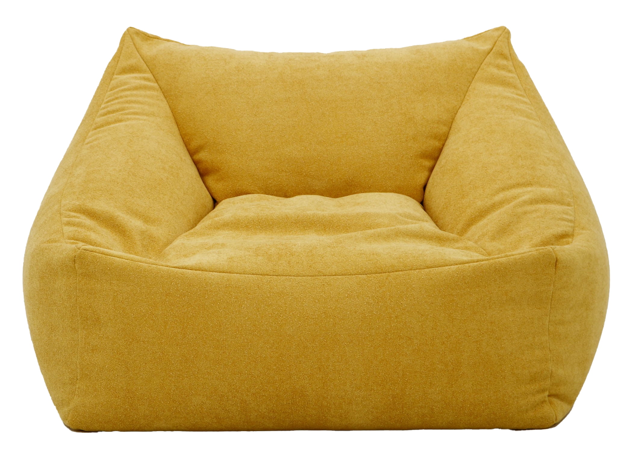 Overman USA Cooper Soft Filled Dorm Bean Bag Chair - Chloe Marigold