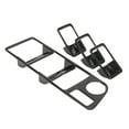 thumbnail image 1 of Lift Switch Cover Window Switch Cover Window Lift Button Cover 4Pcs Right Hand Drive Window Lift Switch Panel Decoration Cover Replacement Fit For Harrier Venza XU80 2020 2021 Noir, 1 of 8