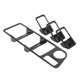 thumbnail image 4 of Panel de interruptor de elevación de ventana con volante a la derecha, cubierta decorativa de repuesto, apto para Harrier Venza XU80 2020 2021 Noir piano, 4 Uds., 4 of 5