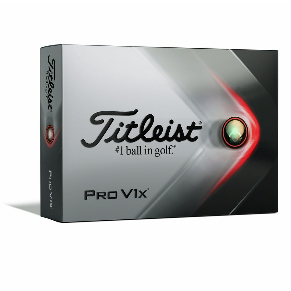 Titleist 2021 Pro V1x Golf Ball, 12 Pack, White - Walmart.com - Walmart.com