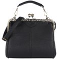 thumbnail image 2 of Bolso bandolera retro para mujer, estilo casual chic, de piel sintética, color negro., 2 of 7