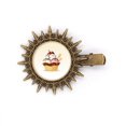 thumbnail image 1 of Biscuits Cherry Chocolate Ice Hairpin Sun Headwear Retro Metal Clips Pin, 1 of 3