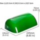 thumbnail image 2 of Replacement Banker"s Lamp Shade, Table Lamp, Glass Shade, Multicolor, Replacement Glass Shade, Glass Shade For Desk Lamp Green.-YuJia, 2 of 5