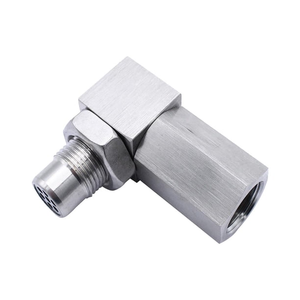 Extensor De Sensor De Oxígeno De Ángulo Recto Para Coche De 90 Grados, Extensor De Sensor Galvanizado Con Espaciador De Extensión Para Vehículo Inevent VI005921-00