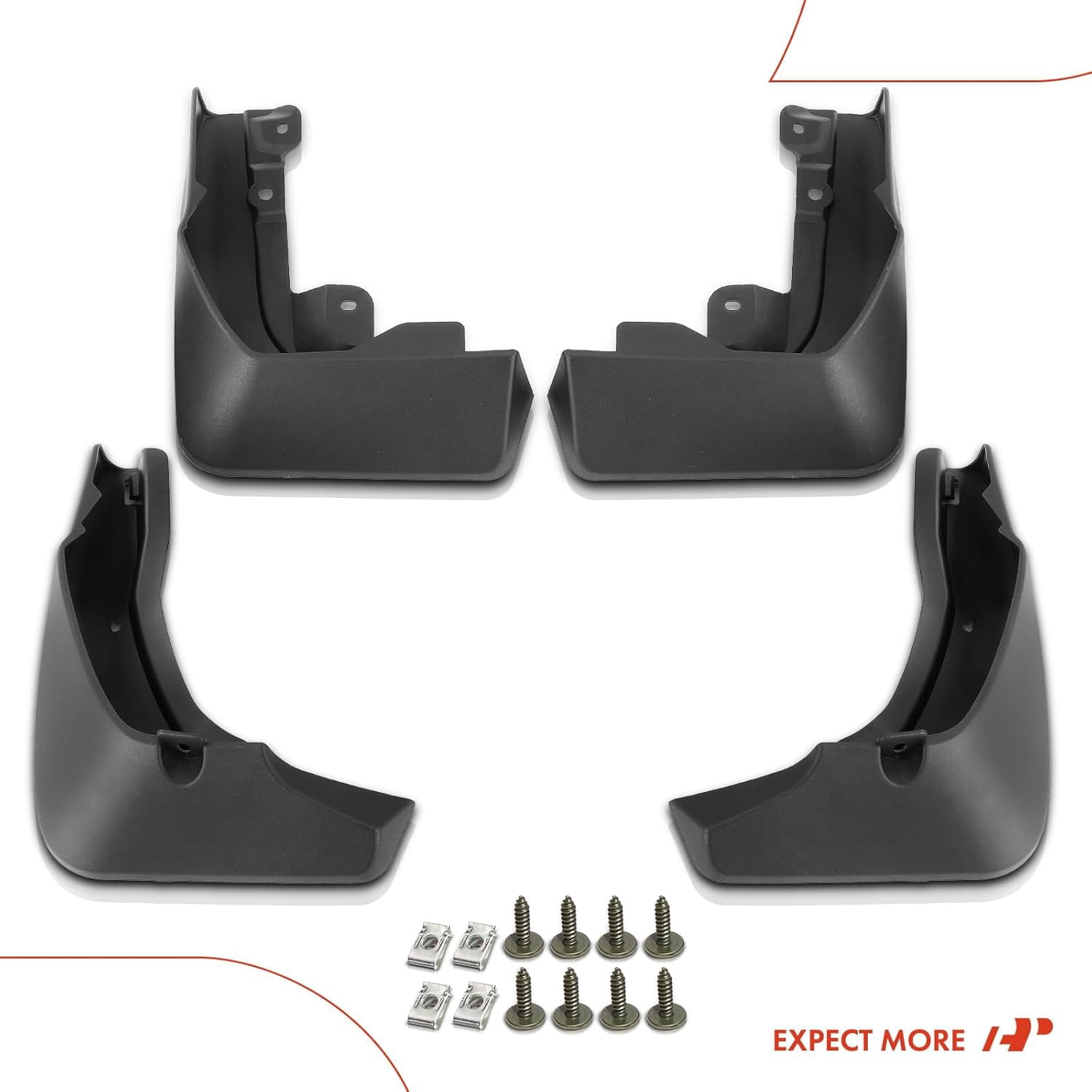 A-Premium Mud Flaps Splash Guards Compatible with Lexus NX200t NX300h 2014-2017 Sport Utility 4-PC
