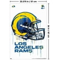 thumbnail image 2 of NFL Los Angeles Rams - Drip Helmet 20 Wall Poster, 22.375" x 34", 2 of 4