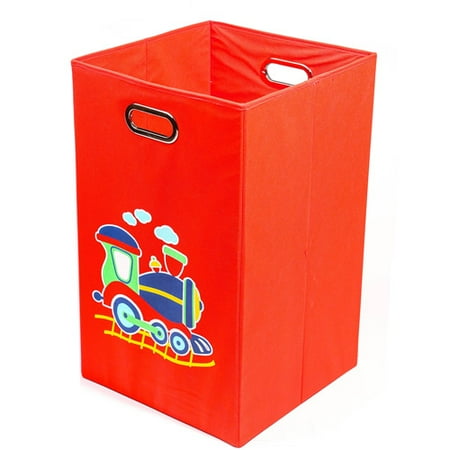 Nuby Train Folding Laundry Bin Red Nuby Train Folding Laundry Bin Red
