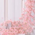 thumbnail image 2 of Guirnalda De Flores Artificiales De Sakura, Vides De Seda Para Decoración Del Hogar, Fiesta De Boda, 2 of 8