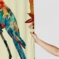 thumbnail image 3 of Orinice Colorful Parrot Bathroom Decor Set with Hooks, Luxurious Polyester Fabric Shower Curtain Set, Waterproof and Easy to Install 60x72, 3 of 7