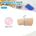 thumbnail image 2 of Uxcell Natural Stone Beads Chalcedony Beads for Jewelry Making Bracelet Necklace Pink 8mm, 2 of 7