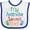 White and Royal, variant on Inktastic My Memaw Loves Me Boys or Girls Baby Bib