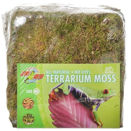Zoo Med All Natural Terrarium Moss: Premium Amphibian and Reptile Substrate